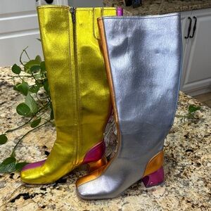 Colorful Women's Knee-High Boots